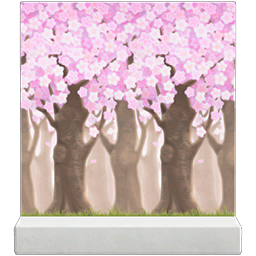 Cherry-Blossom-Trees Wall