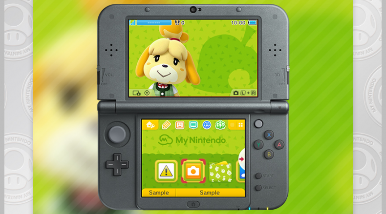Grab A Free Isabelle Theme For Your Nintendo 3ds From My Nintendo Animal Crossing World