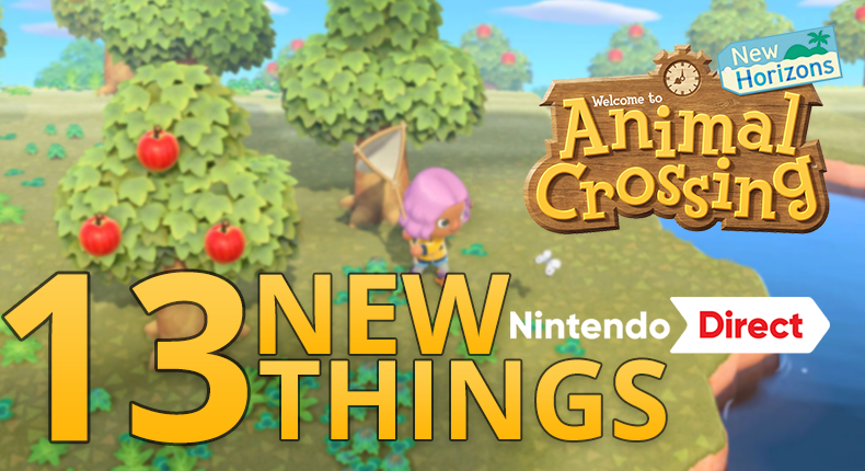 Animal Crossing New Horizons Nintendo Direct Summary 