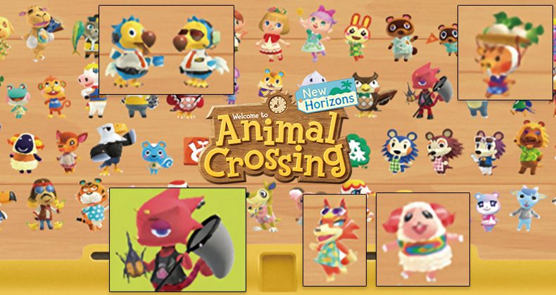 Animal crossing characters