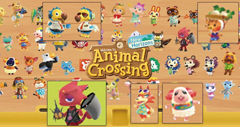 animal crossing switch animals