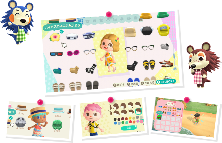 animal crossing new leaf hair guide bow