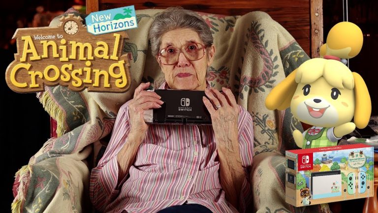 88 Year Old Grandma Audie Returns Opening Animal Crossing: New Horizons