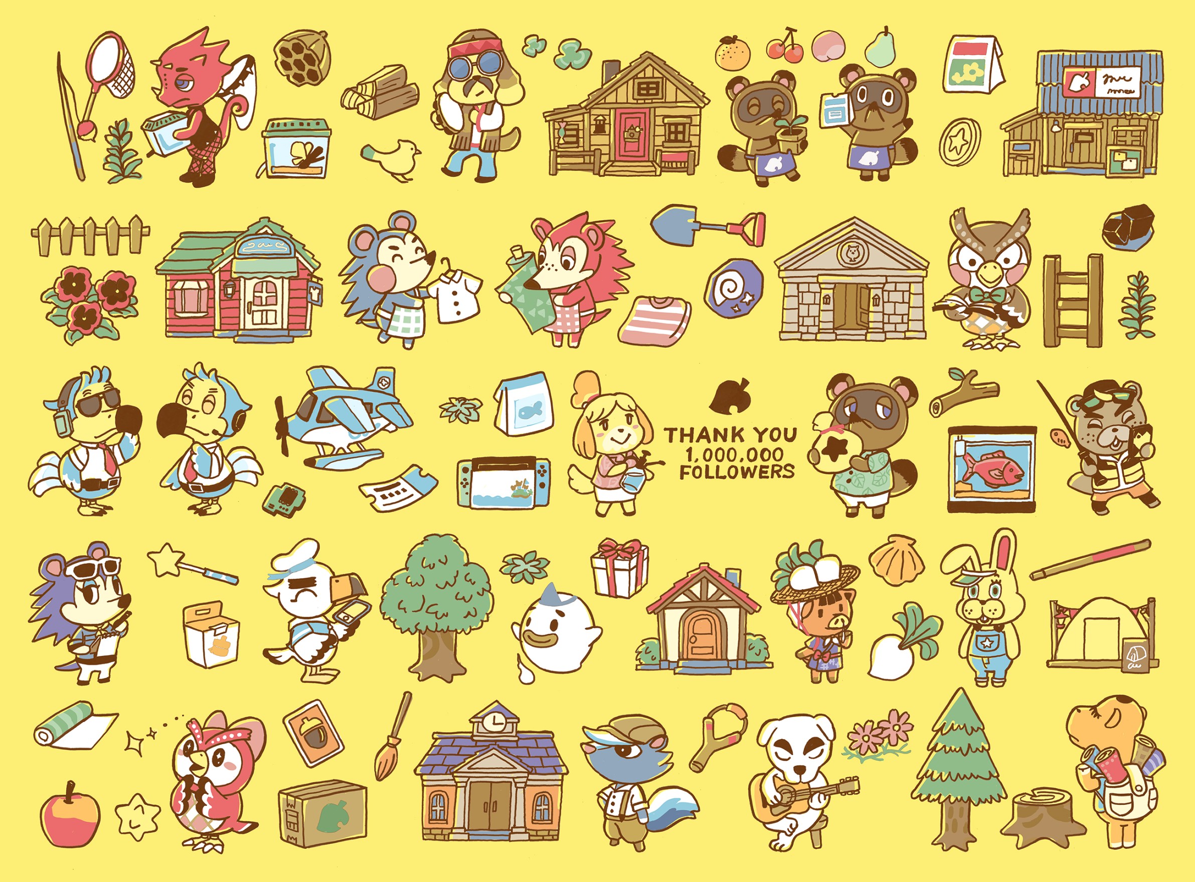 Get Animal Crossing: New Horizons Phone & Desktop Wallpapers Created From  New Official Artwork - Animal Crossing World