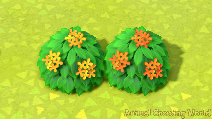 Bush Types Colors List Blooming Season Dates In Animal Crossing New Horizons