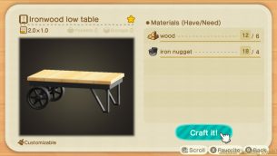 Ironwood Furniture Set: How to Craft & Get All Items (Variations) in