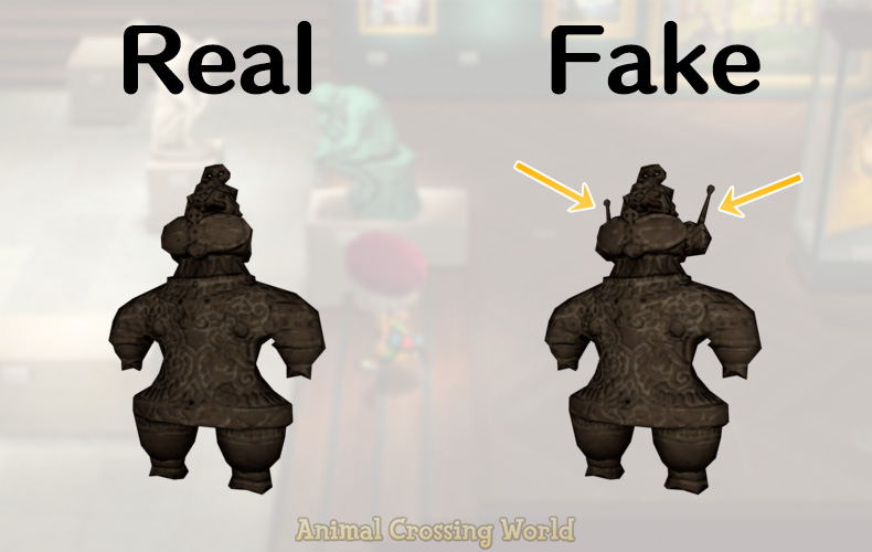 Redd's Paintings & Statues Real vs Fake Art Guide for Animal Crossing New Horizons