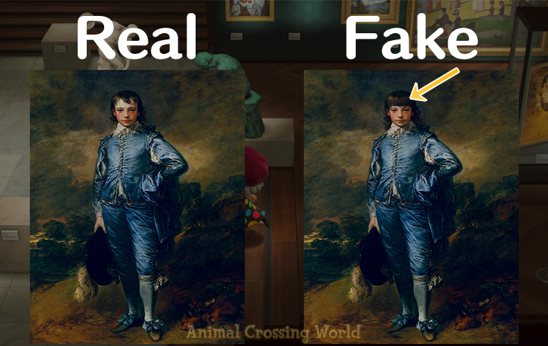 Gør alt med min kraft galning Samme Redd's Paintings & Statues: Real vs Fake Art Guide for Animal Crossing: New  Horizons