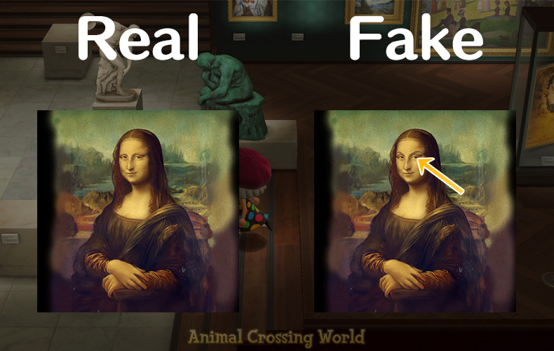 Redd's Paintings & Statues: Real vs Fake Art Guide for Animal Crossing: New  Horizons