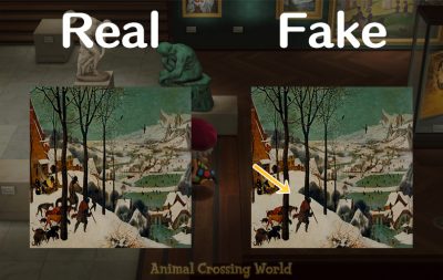 Redd's Paintings & Statues: Real vs Fake Art Guide for Animal Crossing ...