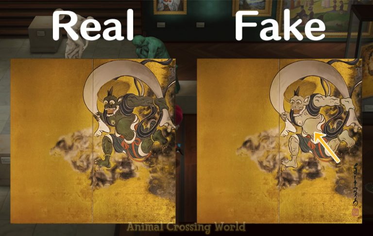 Redd's Paintings & Statues: Real vs Fake Art Guide for Animal Crossing