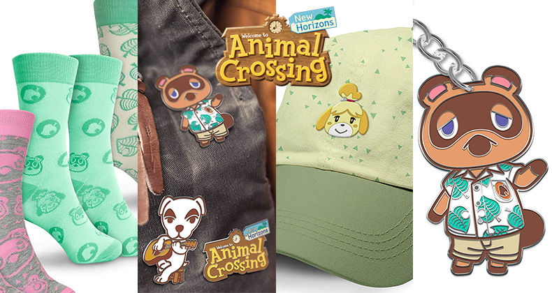 Excel Tilbageholdenhed dækning New Animal Crossing: New Horizons Lapel Pins, Socks, Keychain, and Hat  Merchandise from Controller Gear - Animal Crossing World