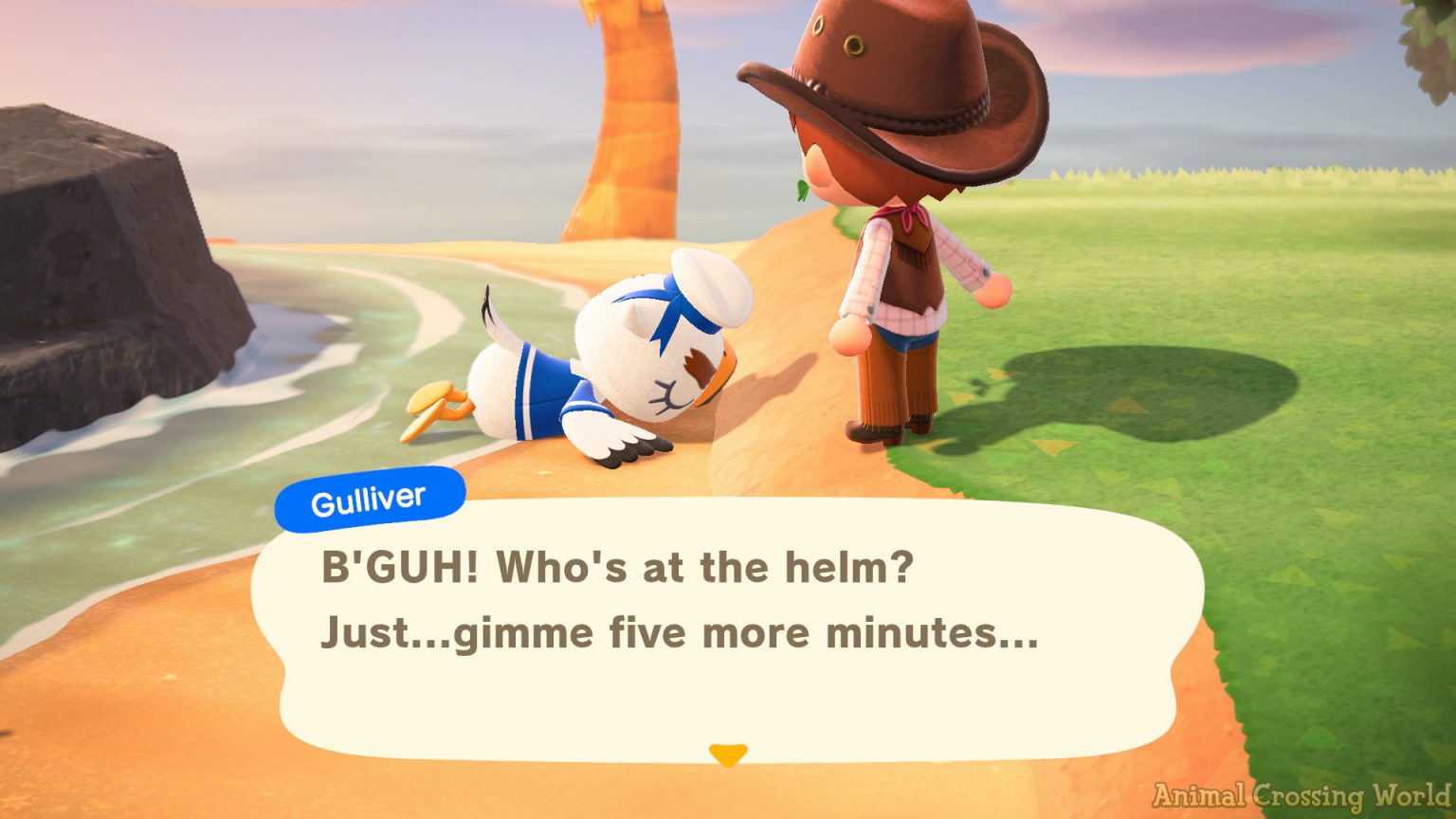 animal crossing gulliver plush