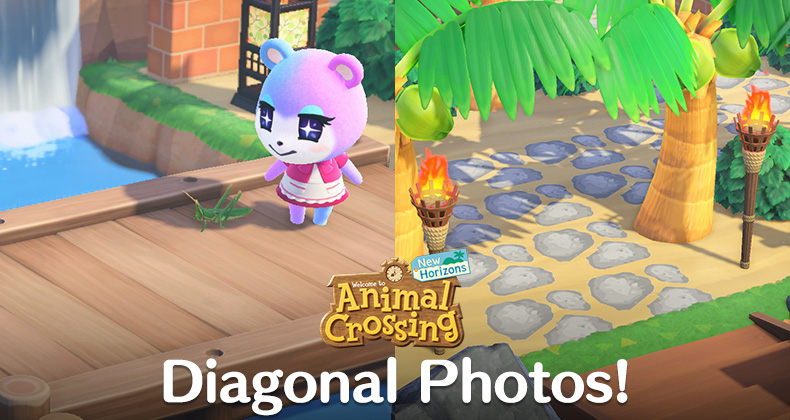 How To Take Neat Diagonal Camera Screenshots In Animal Crossing New Horizons Animal Crossing World