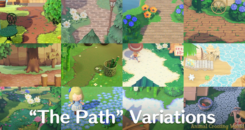 16 Great Variations Of The Path Pattern For Animal Crossing New Horizons Brick Stone Sand Water Animal Crossing World