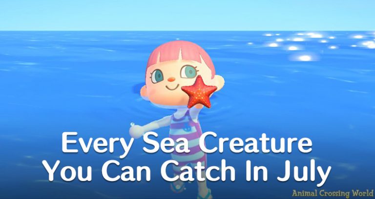 Every Sea Creature You Can Catch In July For Animal Crossing: New ...