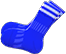 Soccer Socks Item with Blue Variation in Animal Crossing: New Horizons
