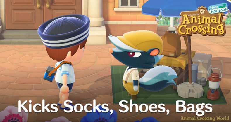 Kicks: All Shoes, Socks, Bags For Sale & How To Unlock in Animal Crossing:  New Horizons