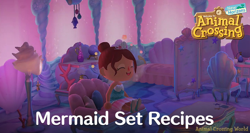 Animal Crossing: New Horizons Pascal mermaid DIY recipe guide