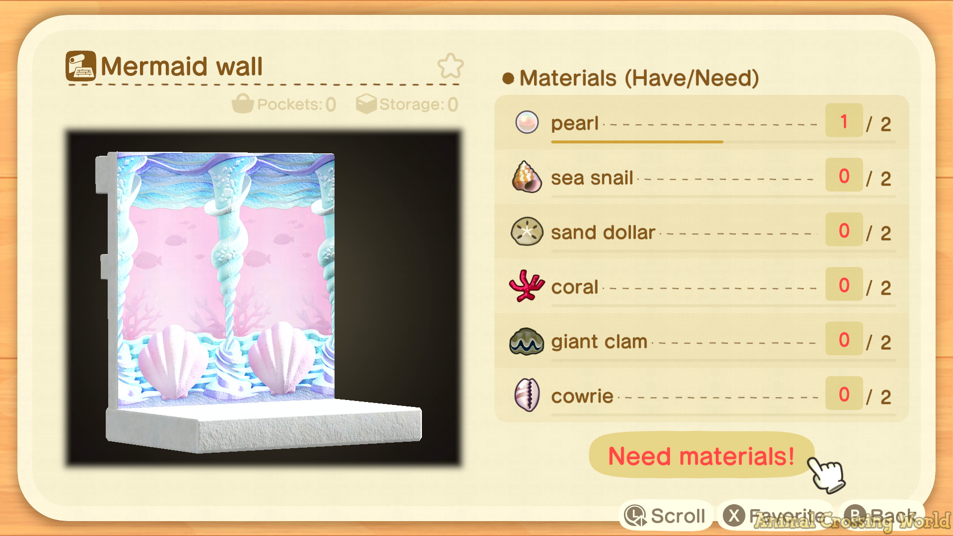 Pascal's Mermaid Set: Furniture DIY Crafting Recipes & Clothing