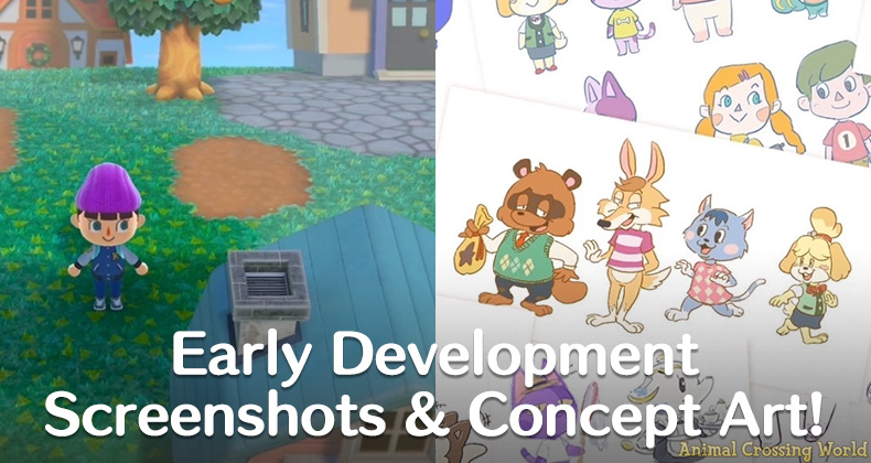 Animal Crossing New Horizons Cedec Early Development Screenshots Beta Concept Art Banner 