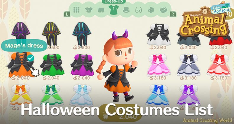 Halloween Costumes & Clothing (Able Sisters, Kicks, Jack) in