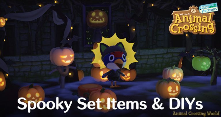 Spooky Set Halloween Pumpkin Items List &amp; DIY Crafting Recipes (How To