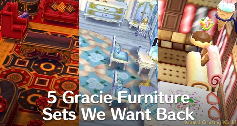 5 Amazing Gracie Furniture Sets We Want Back In Animal Crossing: New