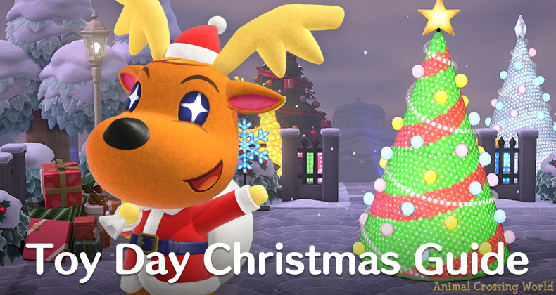 Toy Day Christmas Eve Event Guide What To Do Gift Exchange Rewards In Animal Crossing New Horizons