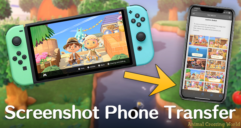 How To Transfer Animal Crossing Screenshots Directly To Your Phone With The Latest Nintendo Switch Update Animal Crossing World