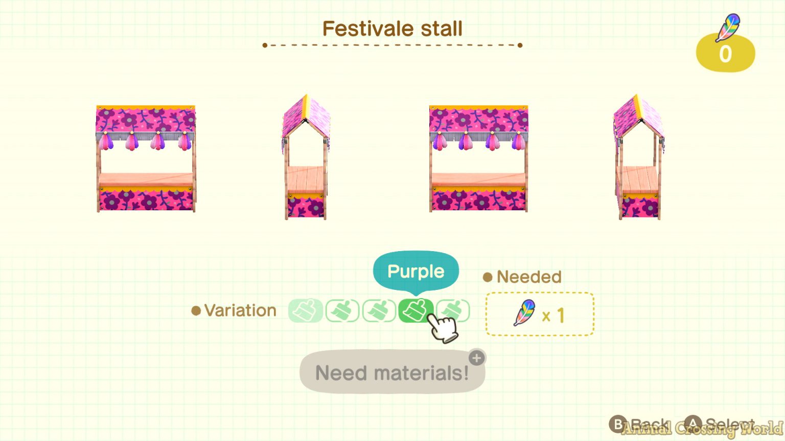 Festivale Set Furniture Items & How To Get Them in Animal Crossing New