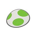 Yoshi's Egg Rug Item in Animal Crossing: New Horizons
