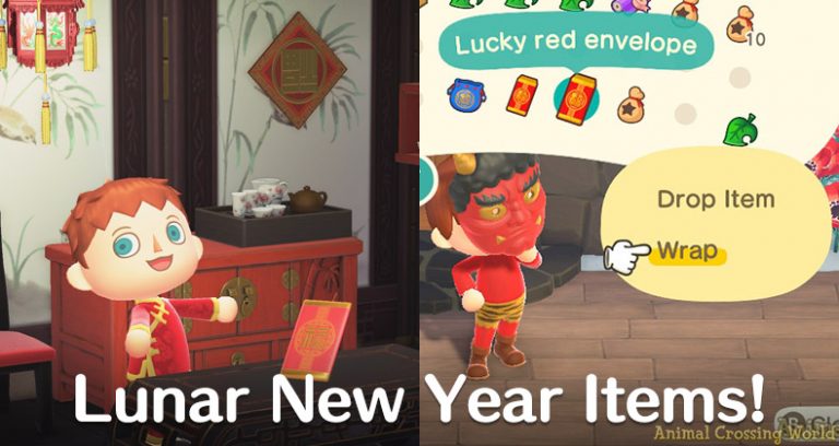 Lunar New Year Items Arrive - Gift Bells To Villagers &amp; Friends In