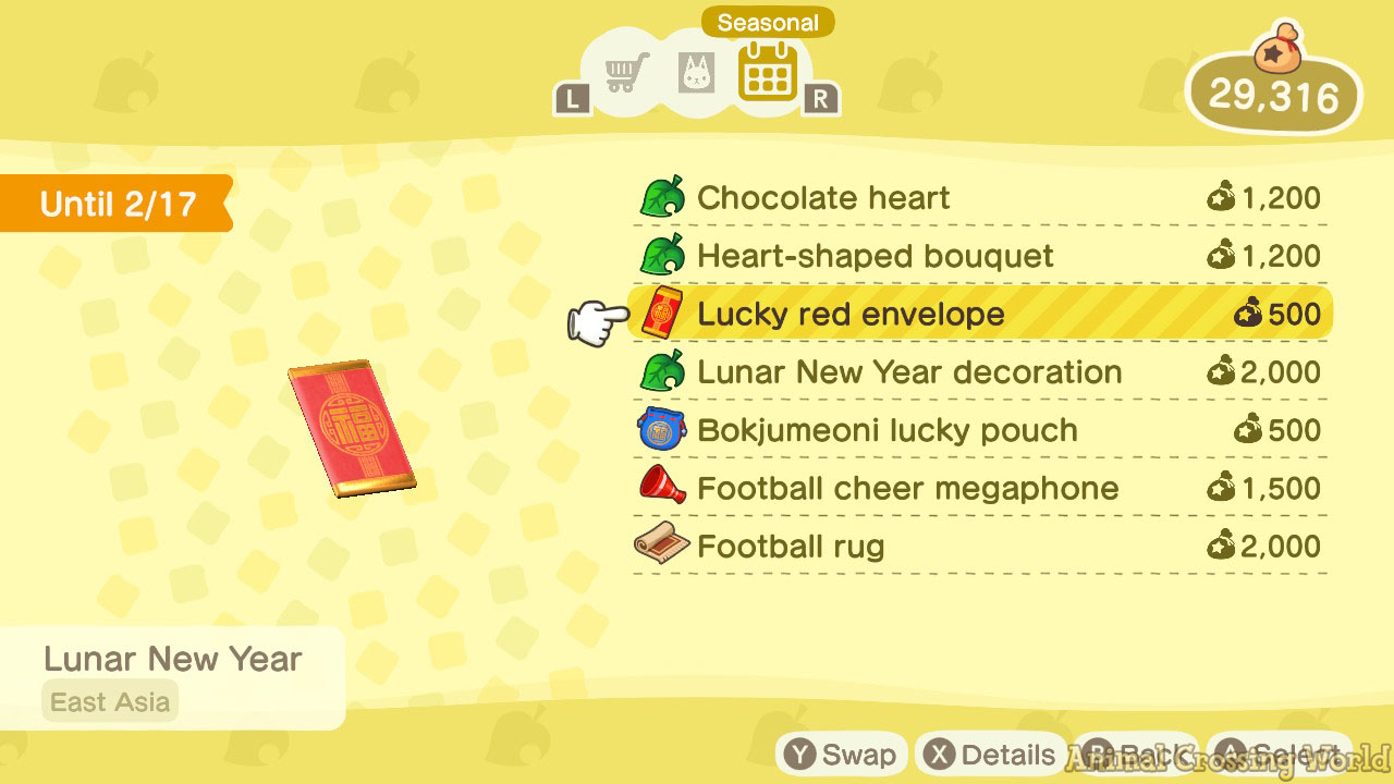 Lunar New Year Items Arrive - Gift Bells To Villagers & Friends In Animal  Crossing: New Horizons! - Animal Crossing World