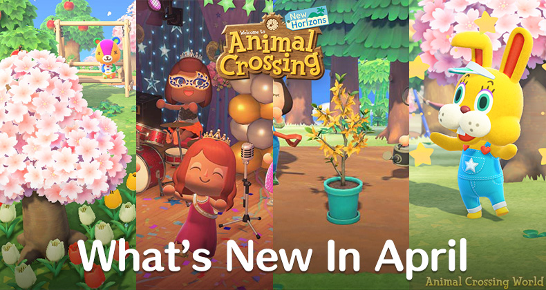 What's New In April 2023 For Animal Crossing: New Horizons (Cherry Blossom,  Bunny Day, Prom) - Animal Crossing World