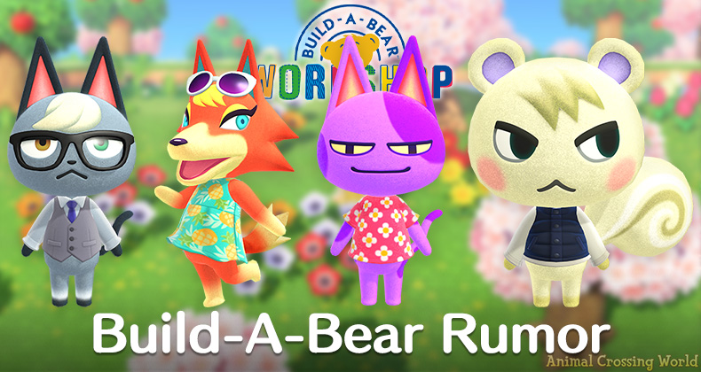 Rumor Raymond Audie Bob Marshal Among Future Build A Bear Animal Crossing Characters More Animal Crossing World