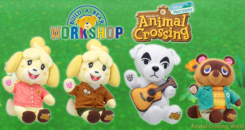 build a bear animal crossing plush