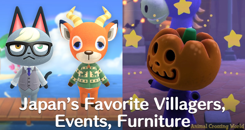 These Are Japan's Favorite Animal Crossing Villagers, Furniture, And