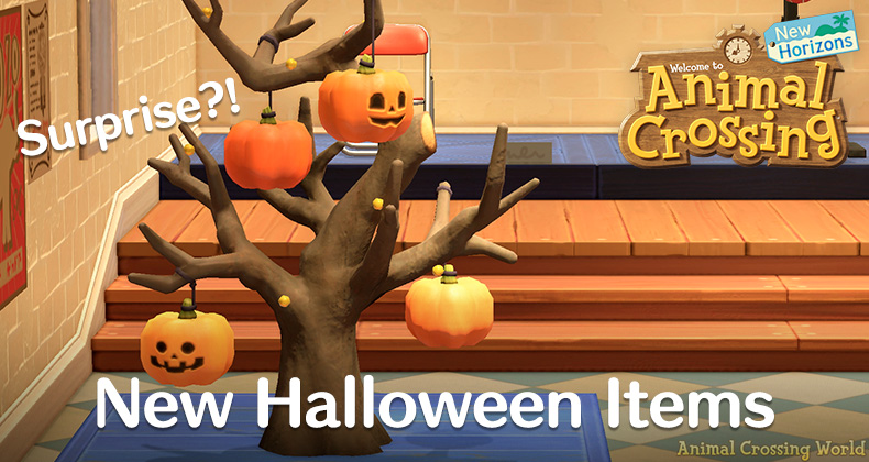 New Halloween Items Added In Latest Animal Crossing New Horizons Update In Surprise Appearance Animal Crossing World