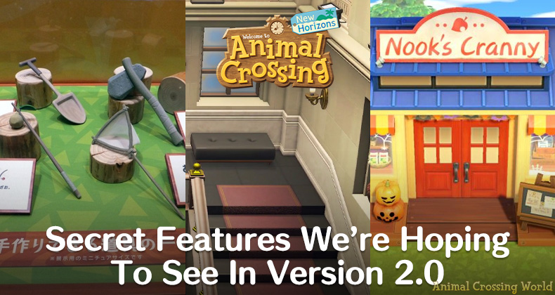 Animal Crossing: New Horizons has been updated to version 2.0.1