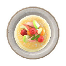 Fruit-Topped Pancakes Recipe in Animal Crossing: New Horizons