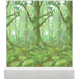 Glowing-Moss Forest Wall Recipe in Animal Crossing: New Horizons