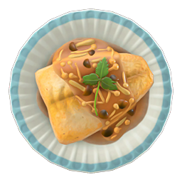 Sautéed Olive Flounder Recipe in Animal Crossing: New Horizons