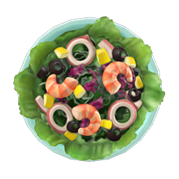Seafood Salad Recipe in Animal Crossing: New Horizons