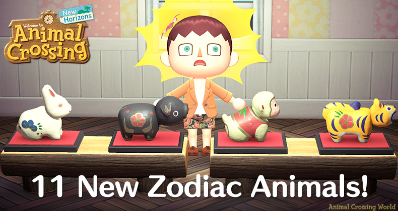 11 Brand New Zodiac Animal Figurines Join Animal Crossing: New Horizons In  Version  - Animal Crossing World